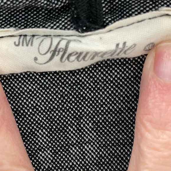 JM Fleurette Layered Plaid Open Front Cardigan Blouse XL - Picture 3 of 10